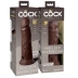 Фаллос King Cock 8&quot; Silicone Dual Density