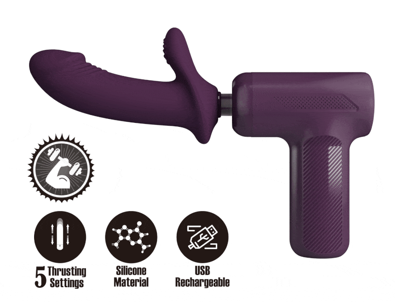 Пульсирующий стимулятор DJ Scholar Massage Gun